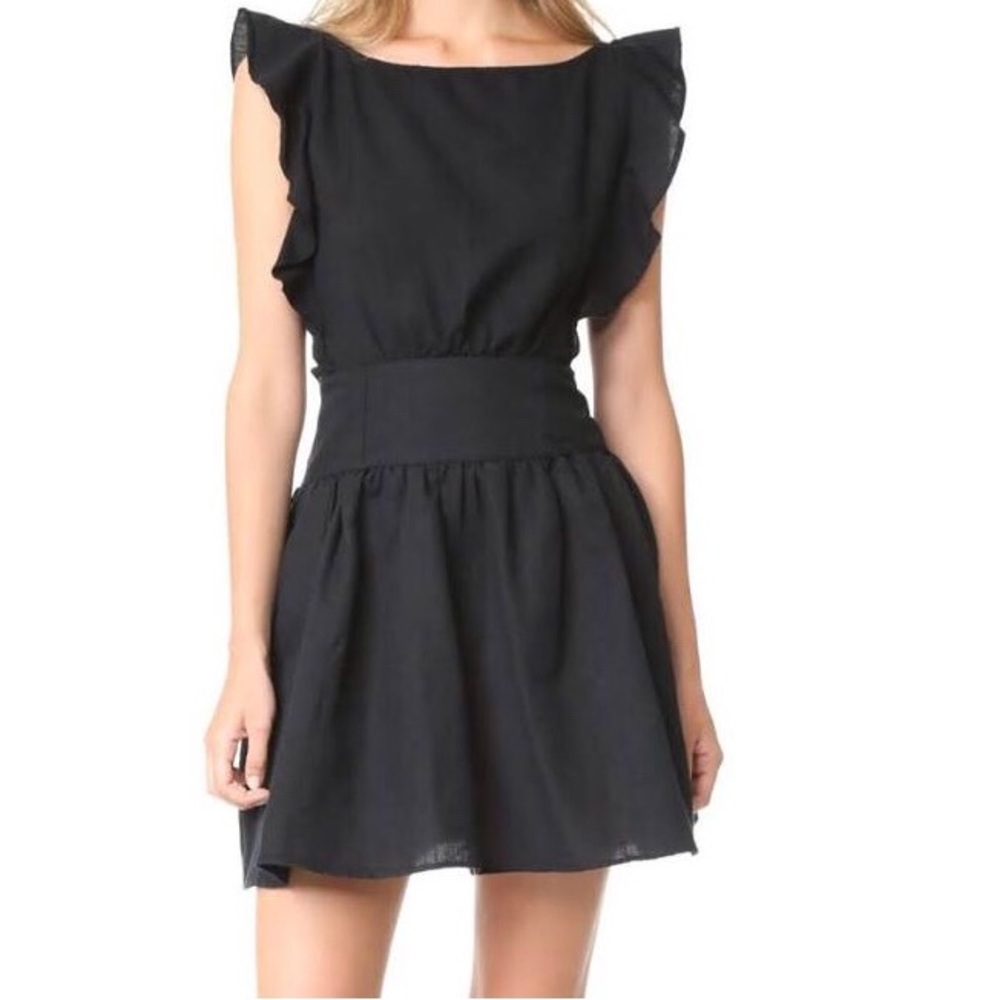 NWT Free People ruffle linen dress